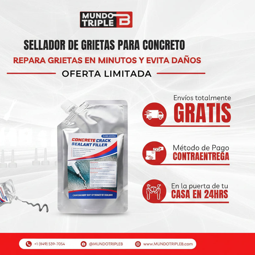 Sellador Profesional para Grietas en Concreto | Repara Grietas en Concreto Fácil, Rápido y Sin Complicaciones