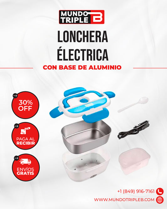 Lonchera eléctrica con base de Aluminio EasyHeat™ | La forma más práctica de calentar tu almuerzo en el trabajo