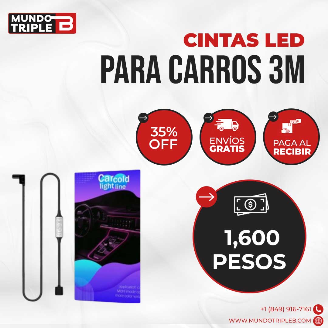 Tira LED para Auto LumiCar™ | Estilo, Seguridad y Resistencia en un Solo Producto