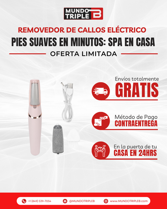 Removedor de Callos Eléctrico PediSoft™ | Pies Suaves en Minutos: Spa en Casa
