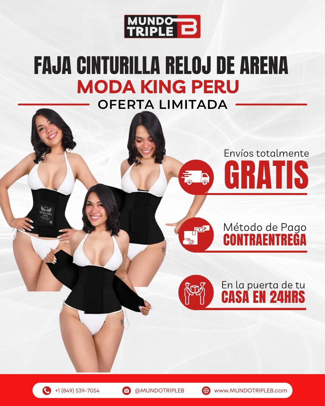 FAJA CINTURILLA RELOJ DE ARENA MODA KING PERÚ | Transforma tu figura con confianza y estilo