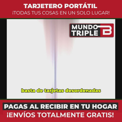 Tarjetero Portátil de Fibra FiberShield Pro™ | Seguridad y estilo en tu bolsillo